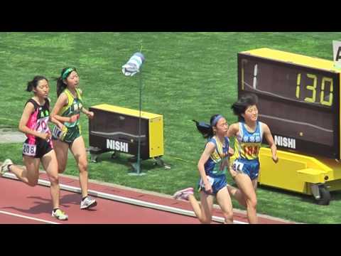 H29　千葉県高校総体　女子1500m　予選2組