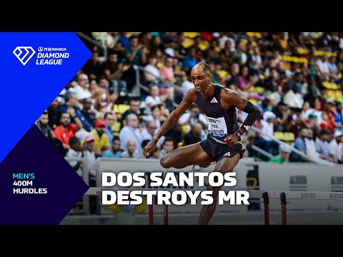 Alison dos Santos opens with 5th fastest 400m hurdles time in history in Doha - Wanda Diamond League