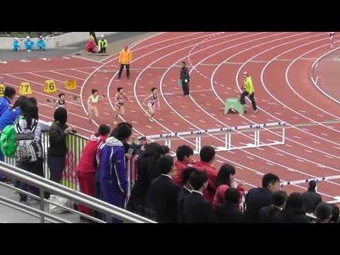2019京都高校陸上春季大会　女子100ｍH TR決勝1～4組