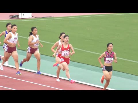 決勝 女子800m 関東学生新人陸上2024