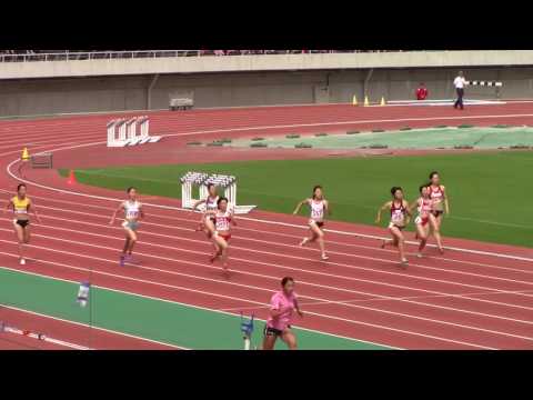 2017 西日本インカレ陸上 女子200m 準決勝1～3