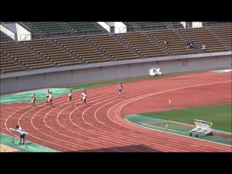 黒川至仁選手（高知大）男子200m予選2組、1着：22秒64　～四国インカレ2017～