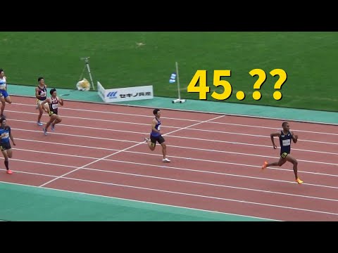 中島ジョセフ GP 男子400m Yogiboアスレチックチャレンジ陸上2023 ACC新潟