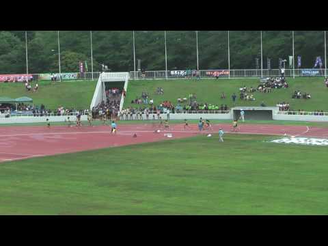 H29　千葉県中学総体　女子4x100mR　予選1組