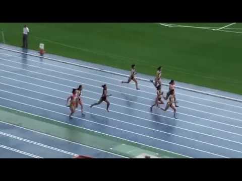 2017 茨城県選手権陸上 女子100m決勝