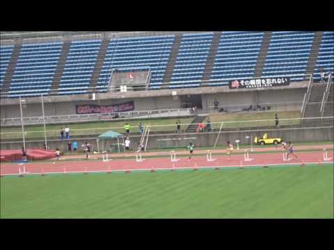 野村洸太選手（学芸）少年男子A　400mハードル決勝’55秒11’～国民体育大会　高知県選考会～