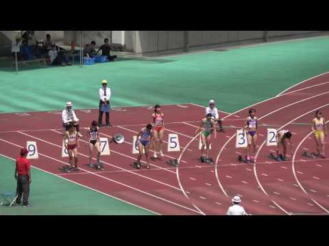 平成29年度 全国高校陸上北九州地区大会 女子100m決勝