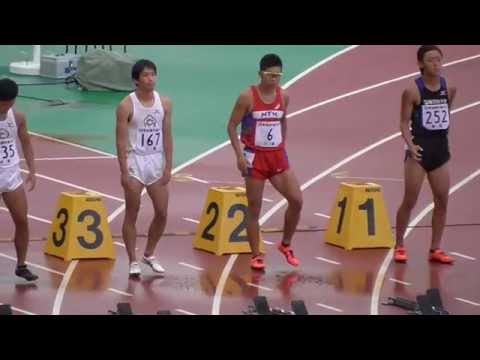 第59回東海陸上競技選手権大会　男子100m　決勝　2016/8/28