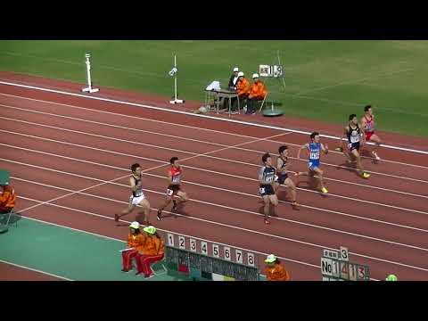 20181027北九州陸上カーニバル 高校男子100m決勝