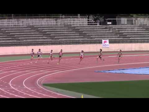 2015日本学生個人陸上　女子200m準決勝1