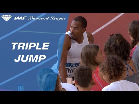 Christian Taylor 17.86 Wins Men&#039;s Triple Jump - IAAF Diamond League Monaco 2018