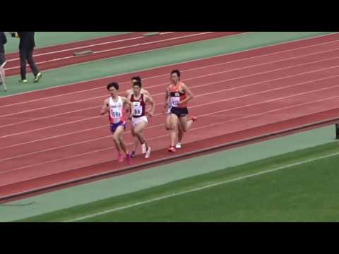 第81回京都学生陸上競技対校選手権大会　男子800ｍ予選2組
