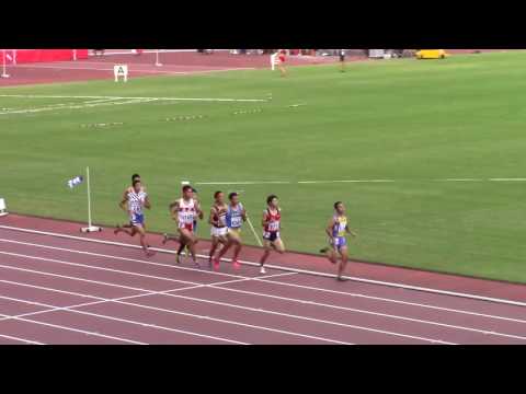 2016 岡山インターハイ陸上 男子800m予選8