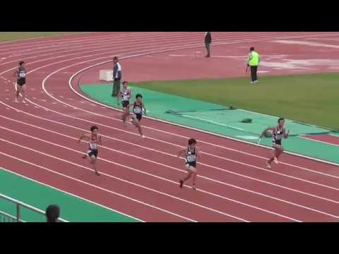 第18回中部実業団陸上競技選手権大会　男子4×100mR　第3組　2017/10/14