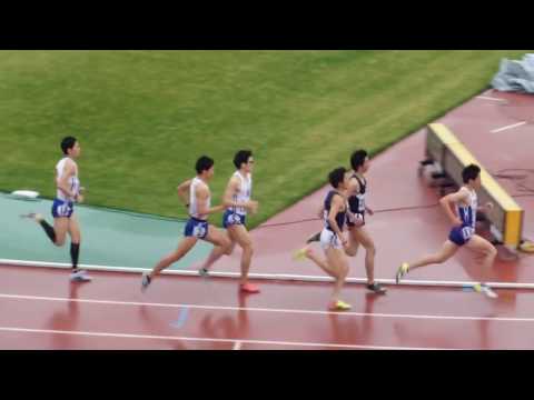2017年度 兵庫春季記録会 ユニバー会場 男子1500m1組目