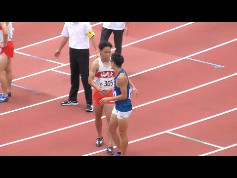 決勝 男子400m 西日本インカレ陸上2024