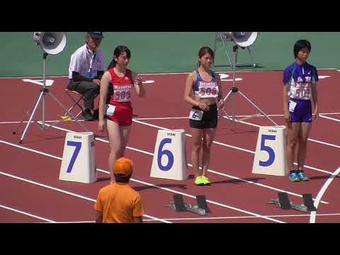 第62回中部実業団対抗陸上競技大会　女子招待パラT20　100m　決勝　2018/05/12