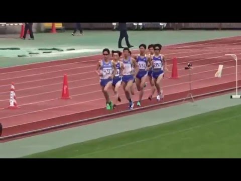 2016 第1回京都陸協記録会　男子5000ｍ1組