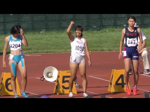 20170909 群馬県高校対抗陸上 女子100mH 決勝