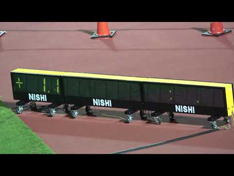 Men&#039;s 110m hurdles final Shunya TAKAYAMA 13.25(+1.1)NNR日本新 FUKUI 9.98CUP2019