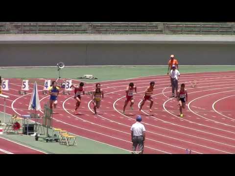 2016 東海高校総体陸上 男子100m予選2