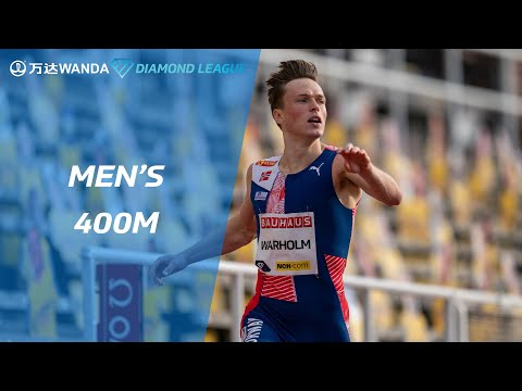 Karsten Warholm runs 45.05 over 400m after running 46.87 in the 400m hurdles - Wanda Diamond League