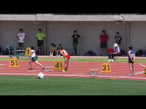 20170518群馬県高校総体陸上女子200m準決勝1組