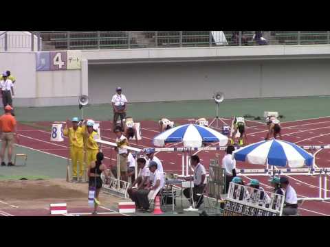 2016 東海高校総体陸上 女子100mH予選1