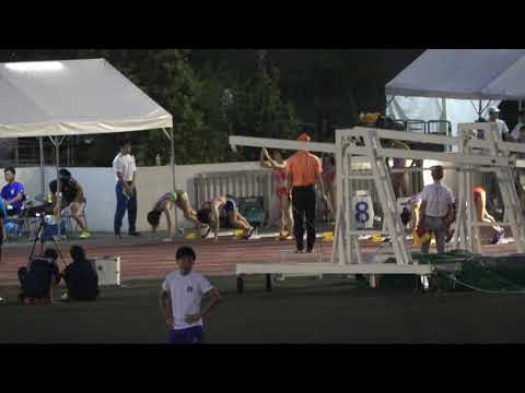 Women&#039;s 100m time-race１ Urara TOYODA12.14(-0.8) 2019Twilight Games