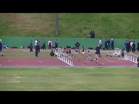 20180407福岡県春季記録会 高校男子110mH決勝 Fukuoka Pref. Spring Track Meet H.S. Men&#039;s 110mH