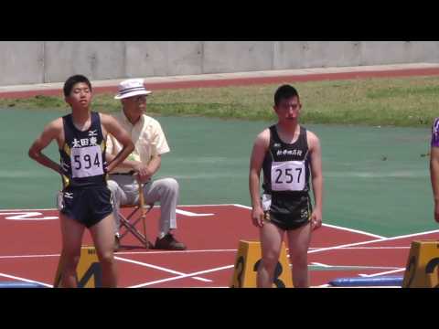 20170519群馬県高校総体陸上男子100m予選10組
