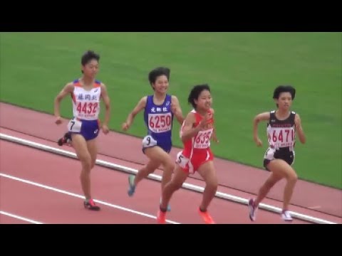 群馬県中学校総体陸上2017 共通女子800m決勝