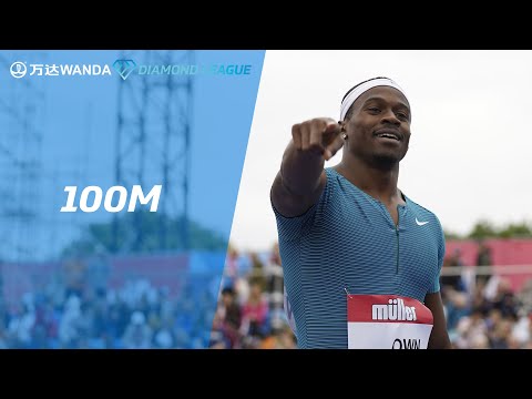 Canadian Aaron Brown beats Yohan Blake and Andre de Grasse over 100m - Wanda Diamond League