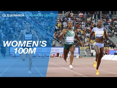 Sha&#039;Carri Richardson breaks 100m meeting record in Doha - Wanda Diamond League 2023