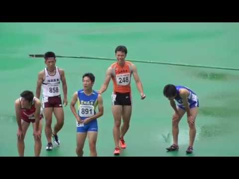 第51回全国高等専門学校体育大会陸上競技　男子200m　決勝　大会新記録　2016/8/24