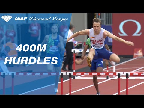 Karsten Warholm posts a European Record in the London 400m Hurdles - IAAF Diamond League 2019