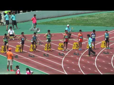 H29　千葉県　中学通信陸上　1年男子100m　決勝