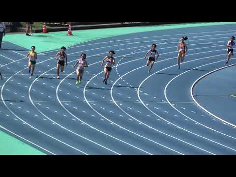 20180916100823県高校新人大会女200ｍ予選4組 大山愛優菜