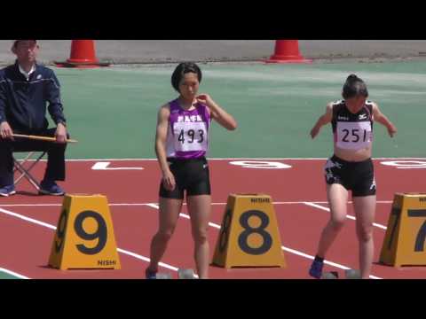 20170519群馬県高校総体陸上女子100m予選11組