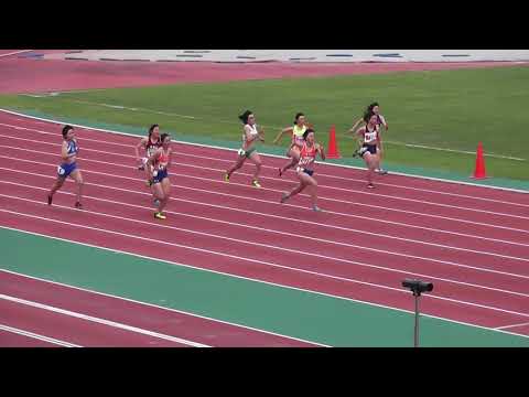 2018京都高校陸上　市内ブロック予選　女子200m6組