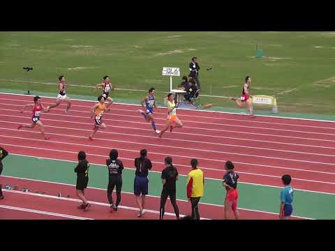 2018京都高校陸上　市内ブロック予選　男子200m6組