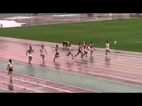 2015 西日本インカレ陸上 男子100m 準決勝1