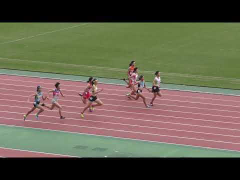 H29　ジュニアオリンピック　B女子100m　準決勝1組