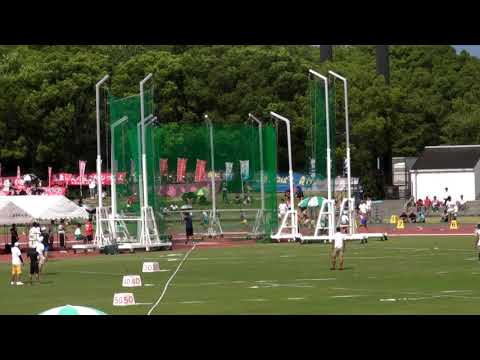 20180812 第73回大阪高等学校総合体育大会 男子 2年 200m 準決勝 1組