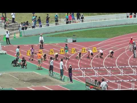 H29　千葉県高校総体　女子100mH　準決勝2組