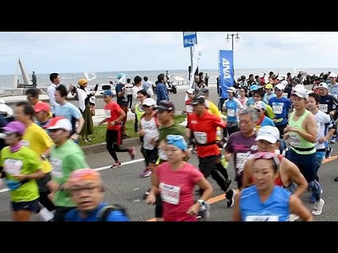 日本最北のフルマラソン　７７０人が稚内快走