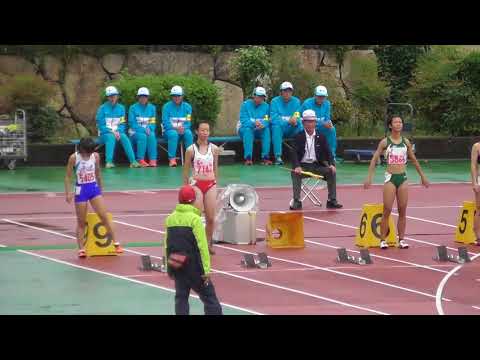 2017京都ジュニア陸上　女子100m準決勝1～3組