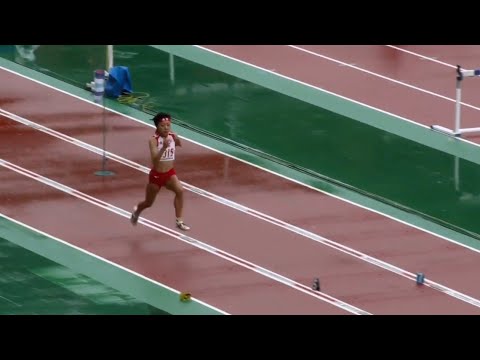 女子走幅跳　優勝　白土茶実　5・6回目　U18日本選手権 R01