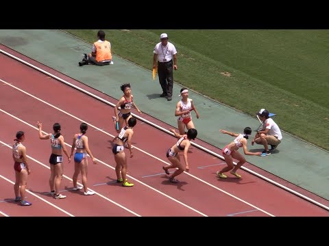 近畿インターハイ 女子4×400mリレー予選4-6組 2019.6 京都橘/西京/生野