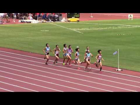 2016 岡山インターハイ陸上 女子800m予選8